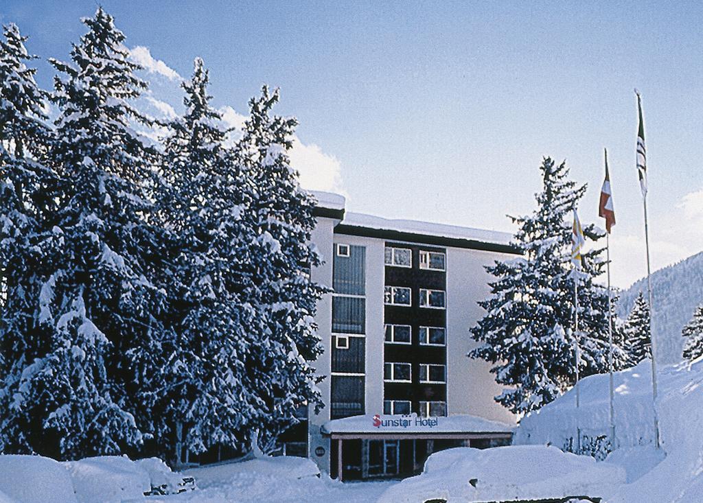 Mountain Plaza Hotel Davos Bagian luar foto